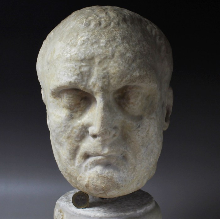 Head of a roman patrician from otricoli