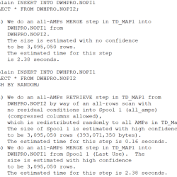 Spool space teradata