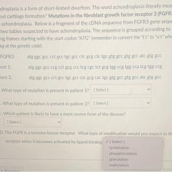 Dwarfism achondroplasia across the species answer key