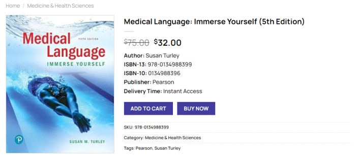 Medical language immerse yourself 5th edition